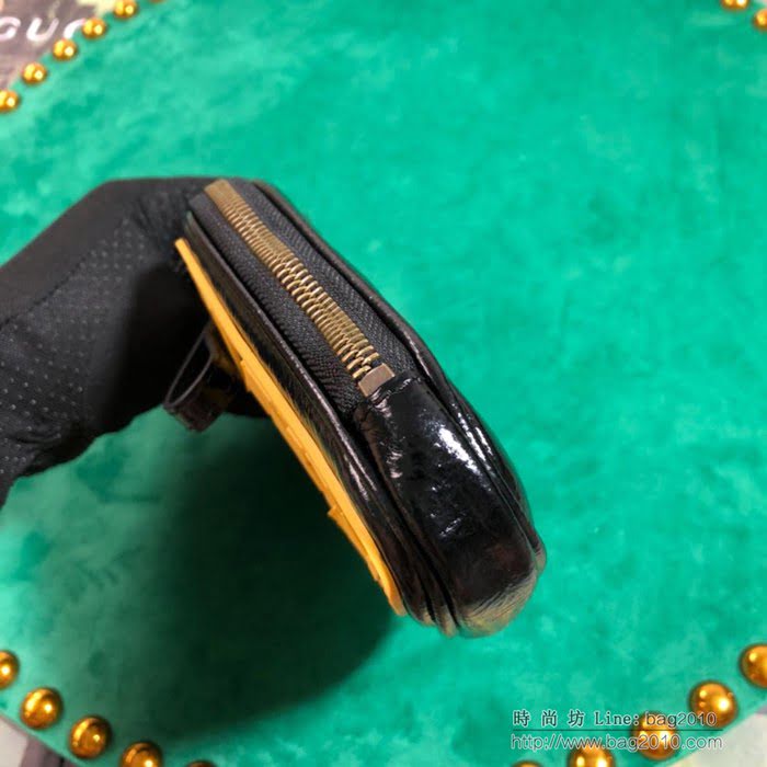 GUCCI古馳手包 2019新款 專櫃品質 524316 菱形 手拿包 克漆皮  ydgq3402